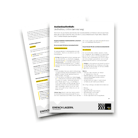 Diseño de la lista de comprobación para una estancia en el extranjero de Zebrabox