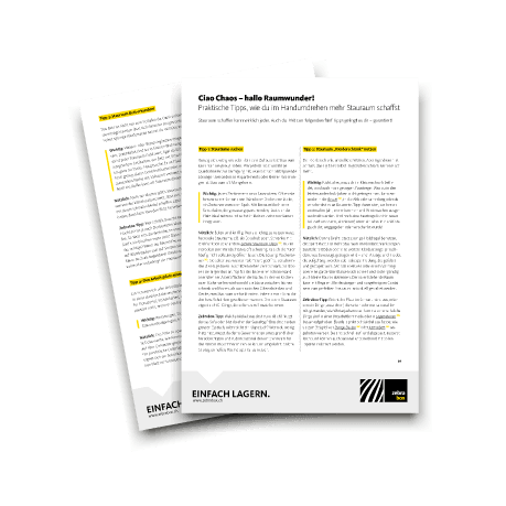 Mockup of the create storage s pace checklist from Zebrabox