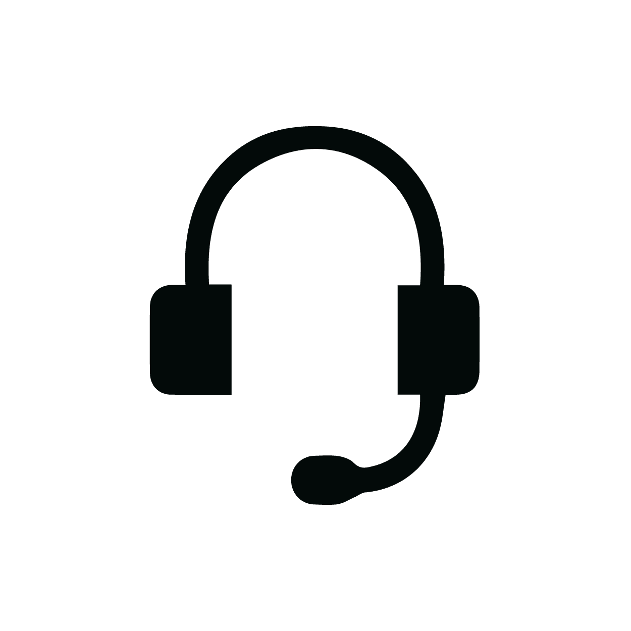 Icono con auriculares