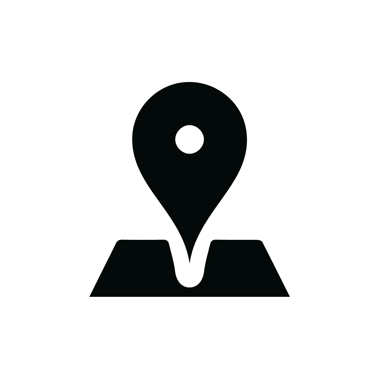 Icono con etiqueta de localización