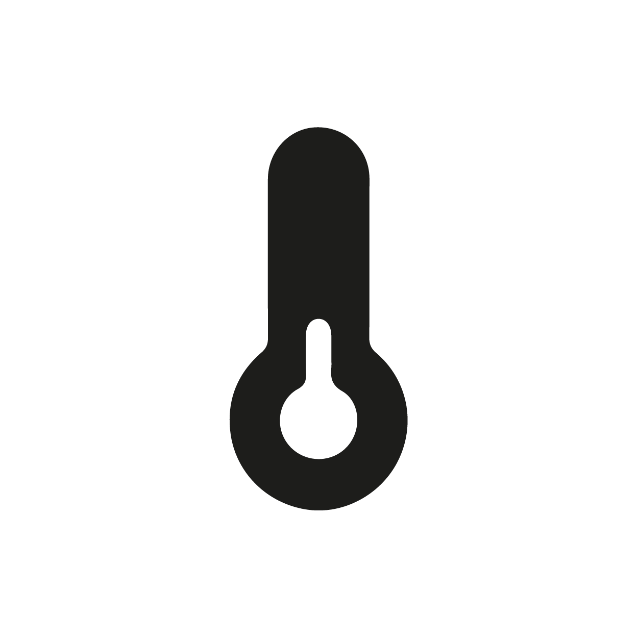 Icono con termómetro