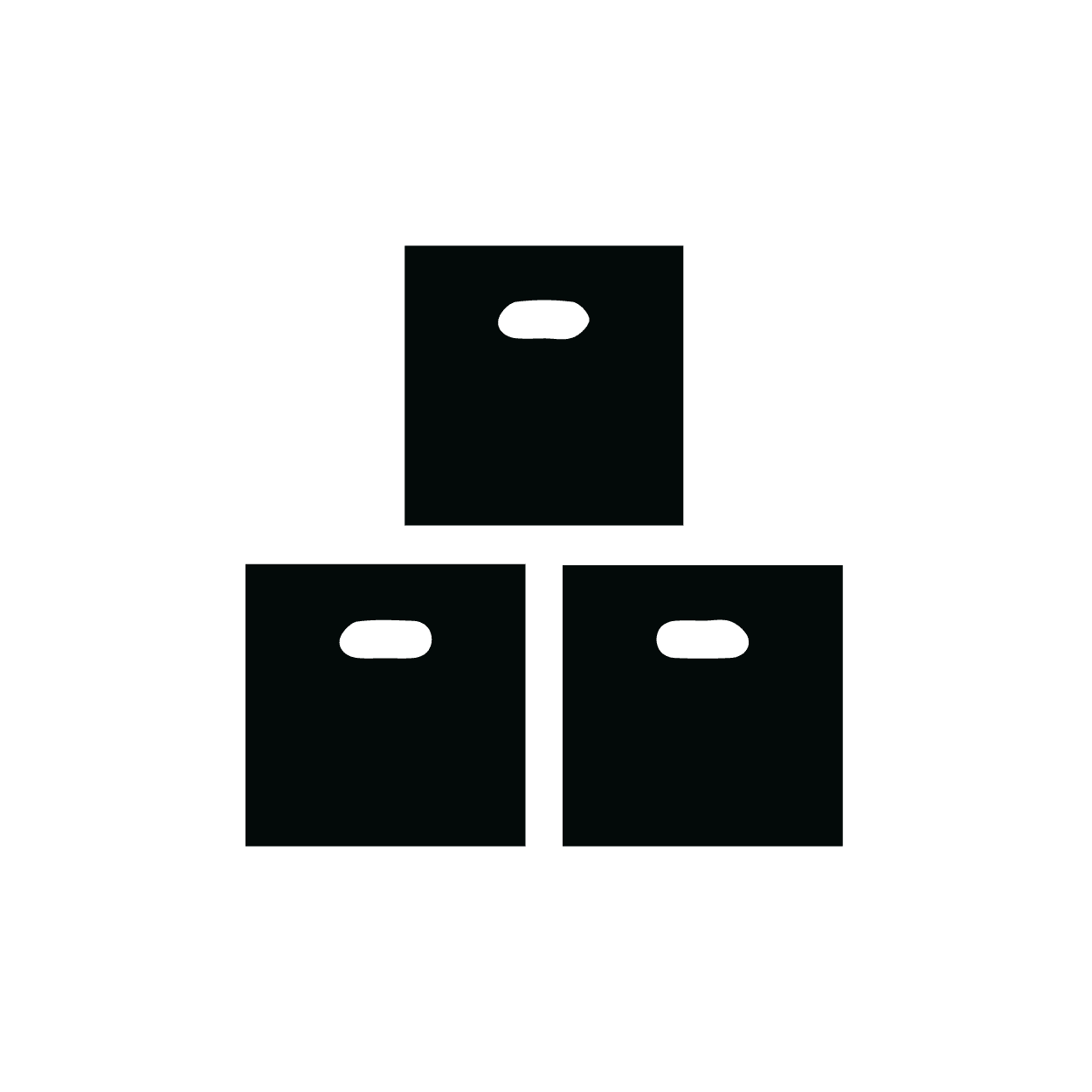 Icono con cajas de mudanza