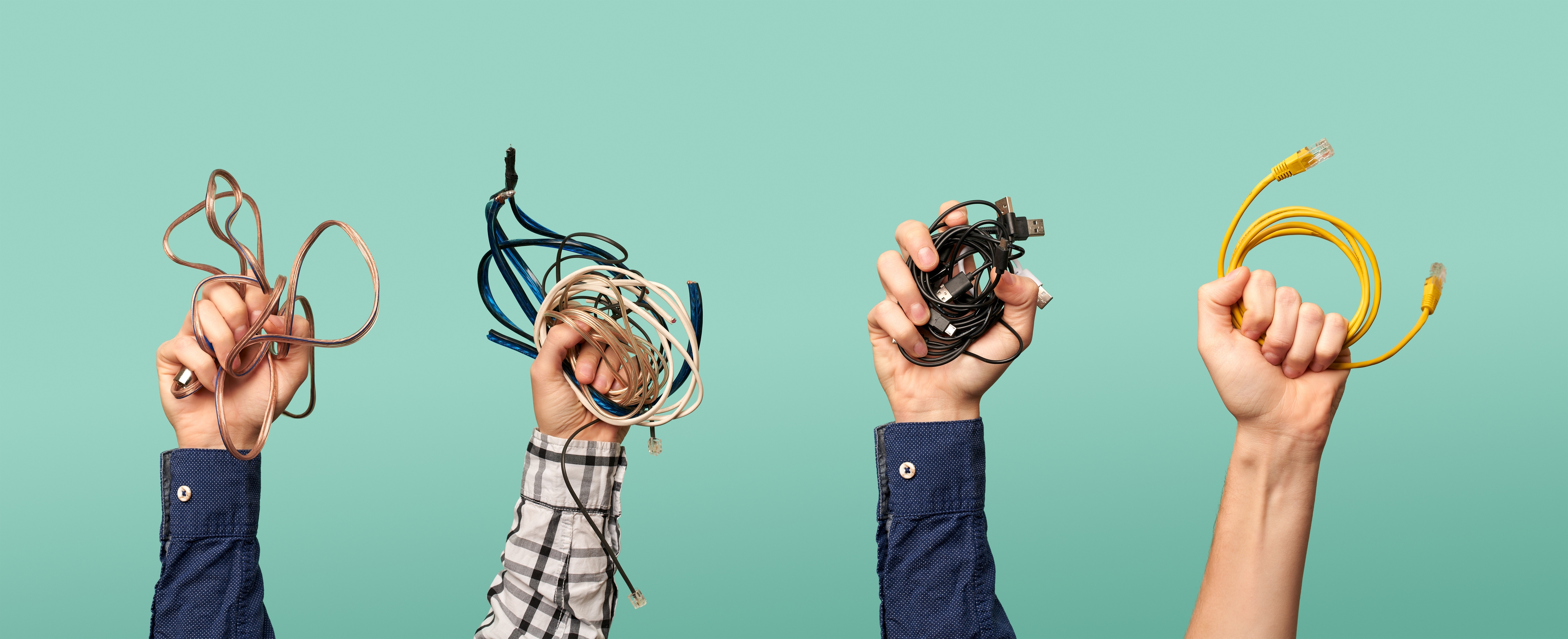 Despídete del caos de los cables