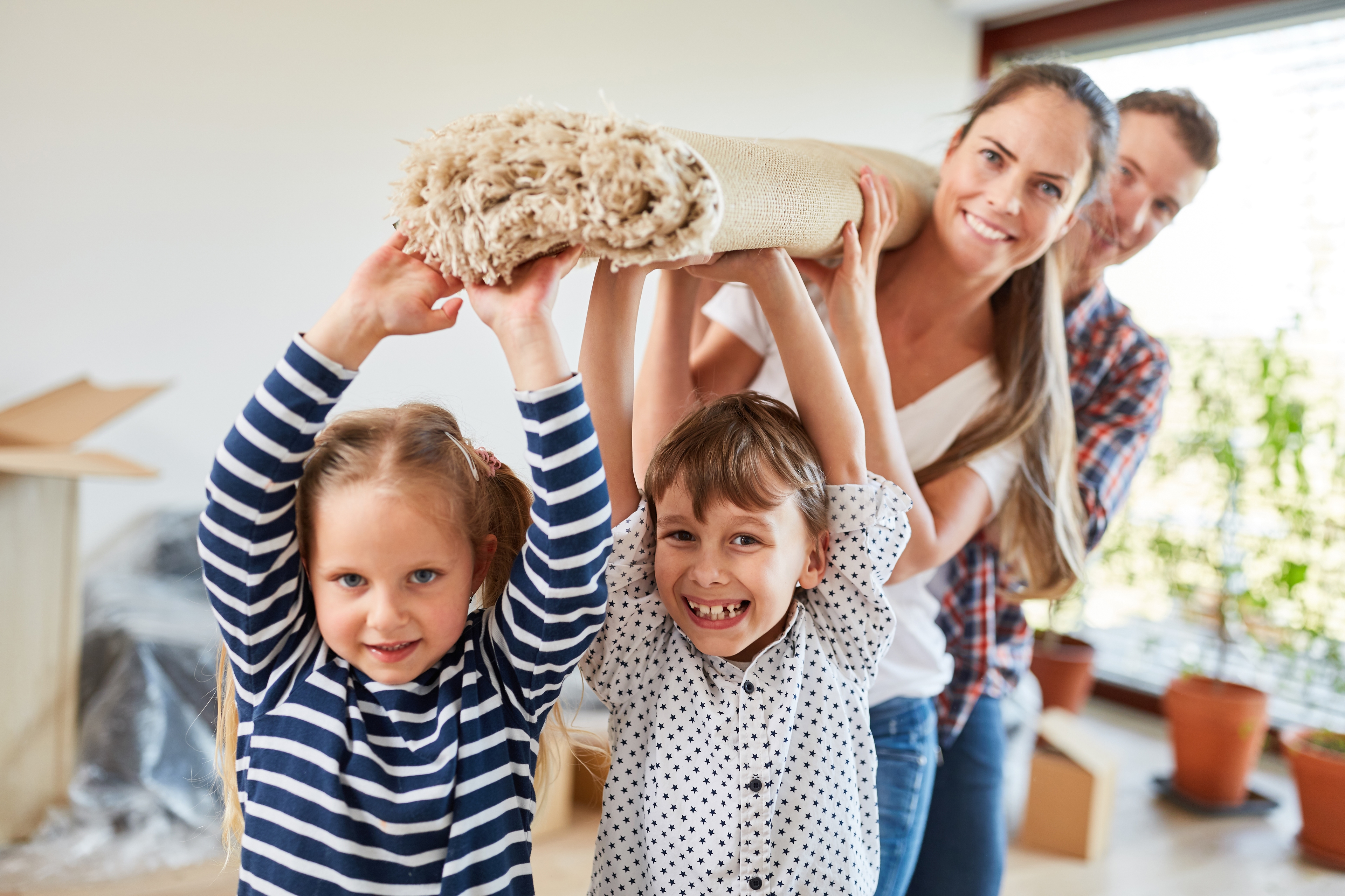 How to moving house with kids